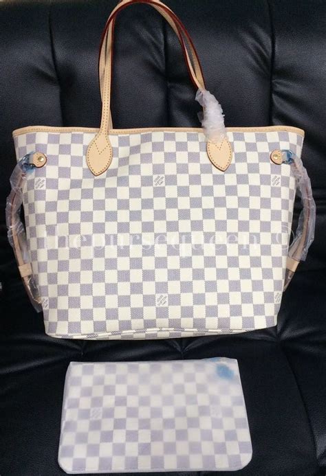 louis vuitton damier neverfull gm replica|Louis Vuitton damier azur canvas.